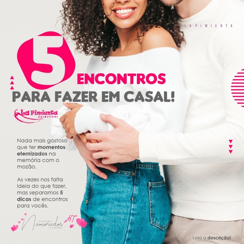 5 ENCONTROS PARA FAZER EM CASAL.