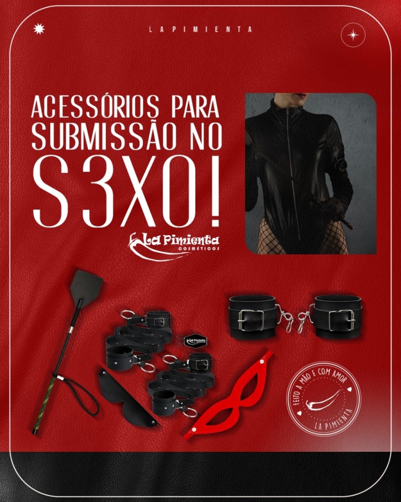 ACESSÓRIOS PARA SUBMISSÃO NO SEXO!