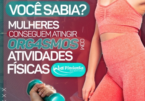 VOCÊ SABIA? MULHERES CONSEGUEM ATINGIR ORGASMOS COM ATIVIDADES FÍSICAS! 