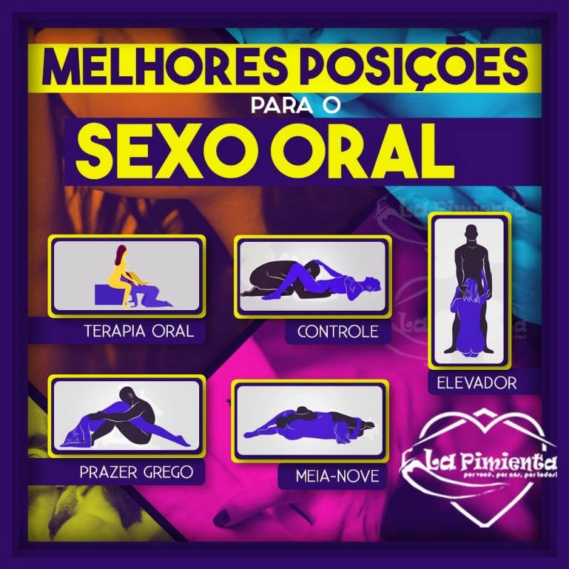 Melhores posições para o sexo oral!