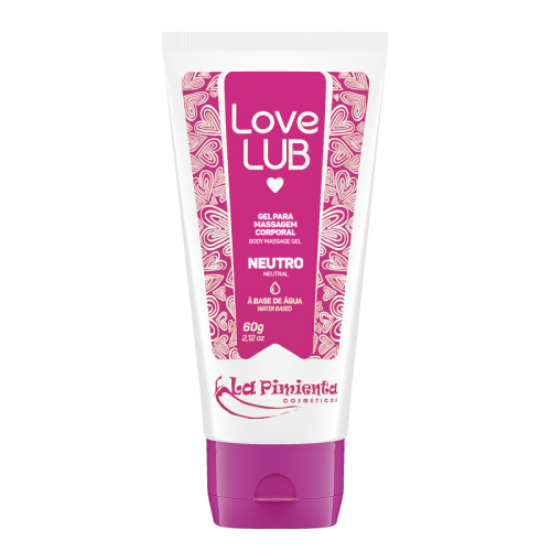 GEL PARA MASSAGEM CORPORAL LOVE LUB NEUTRO