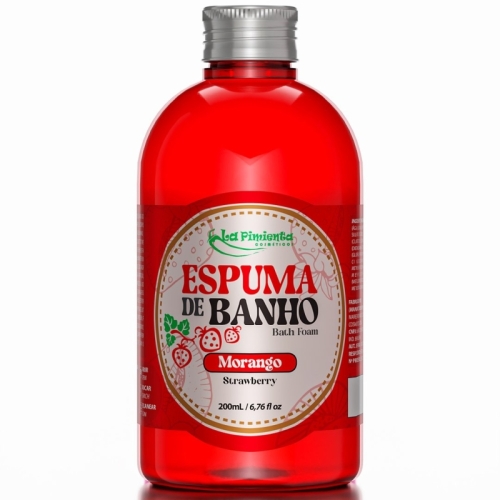 ESPUMA DE BANHO - MORANGO 200mL