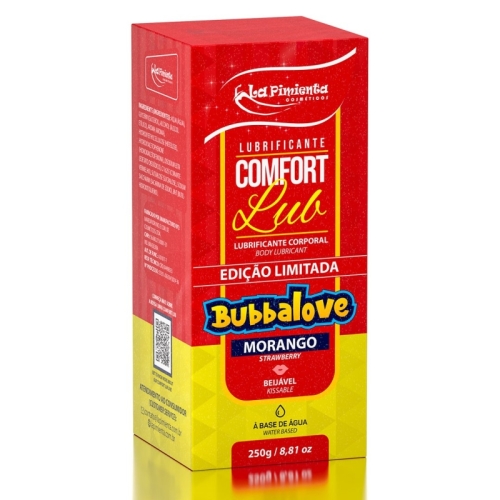  COMFORT LUB - BUBBALOVE MORANGO 250g