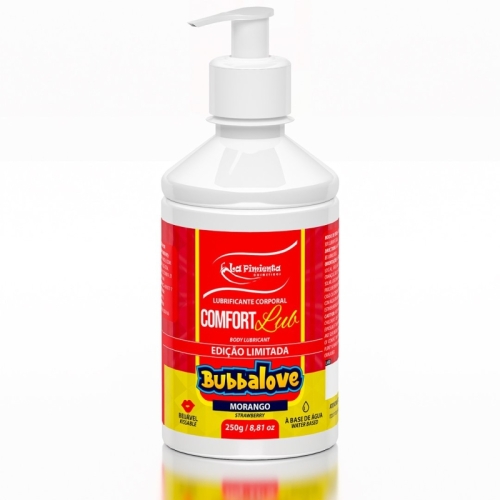  COMFORT LUB - BUBBALOVE MORANGO 250g