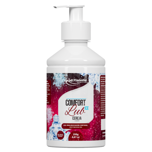  COMFORT LUB ICE - GEL PARA MASSAGEM CORPORAL - CEREJA 250g
