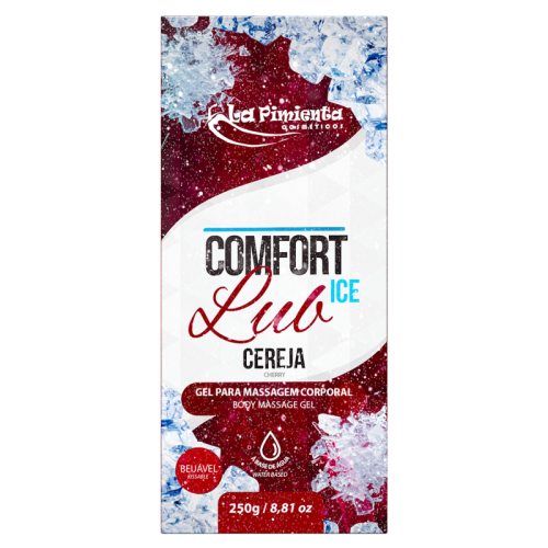  COMFORT LUB ICE - GEL PARA MASSAGEM CORPORAL - CEREJA 250g