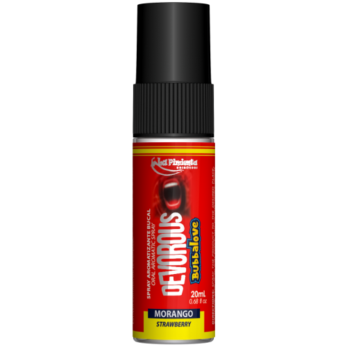 DEVOROUS BUBBALOVE MORANGO - SPRAY PARA SEXO ORAL