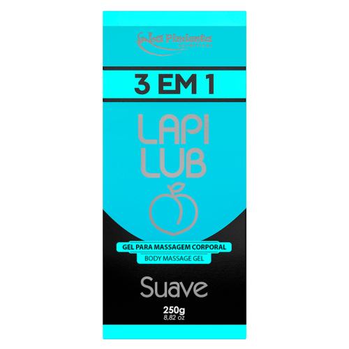 GEL PARA MASSAGEM CORPORAL LAPI LUB 3 EM 1 - SUAVE