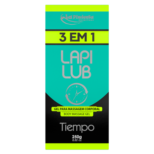 GEL PARA MASSAGEM CORPORAL LAPI LUB 3 EM 1 - TIEMPO