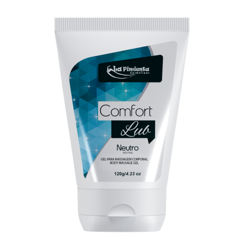 GEL PARA MASSAGEM CORPORAL COMFORT LUB - NEUTRO 120g