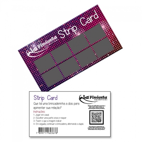 RASPADINHA ERÓTICA - STRIP CARD