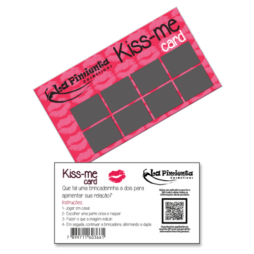 RASPADINHA ERÓTICA - KISS-ME CARD