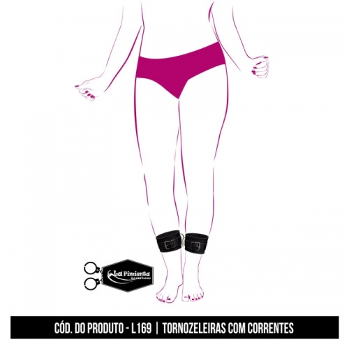 TORNOZELEIRAS COM CORRENTE