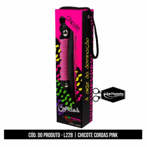 CHICOTE CORDAS - PINK 