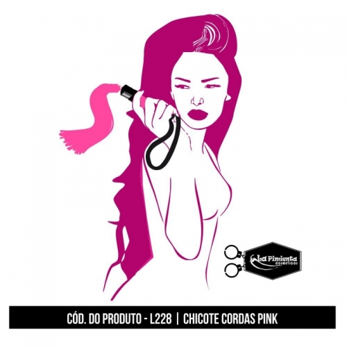 CHICOTE CORDAS - PINK 