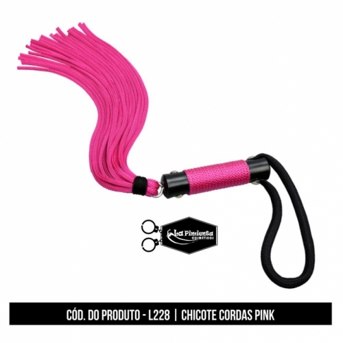 CHICOTE CORDAS - PINK 