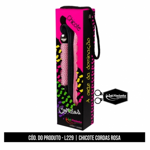 CHICOTE CORDAS – ROSA