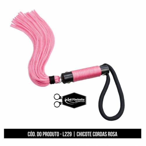 CHICOTE CORDAS – ROSA