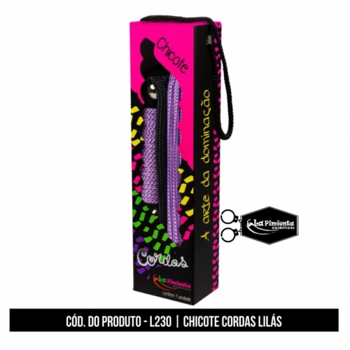 CHICOTE CORDAS – LILÁS  