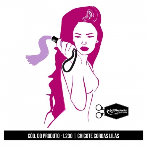 CHICOTE CORDAS – LILÁS  