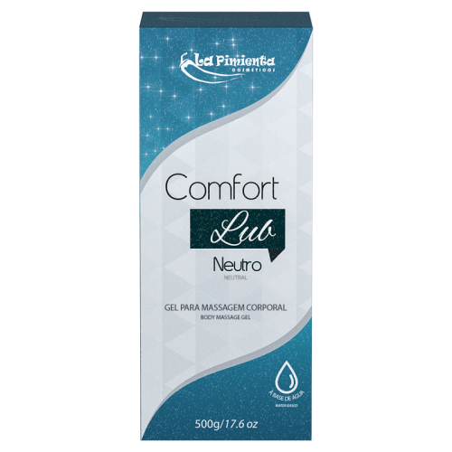 GEL PARA MASSAGEM CORPORAL COMFORT LUB - NEUTRO 500g
