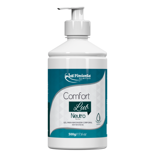 GEL PARA MASSAGEM CORPORAL COMFORT LUB - NEUTRO 500g