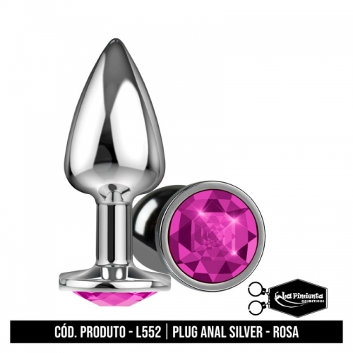 PLUG ANAL SILVER ROSA