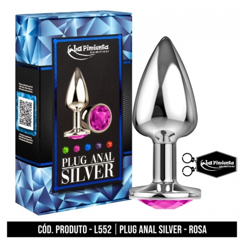 PLUG ANAL SILVER ROSA