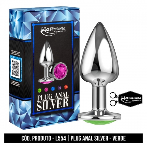 PLUG ANAL SILVER - VERDE