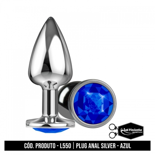 PLUG ANAL SILVER - AZUL 