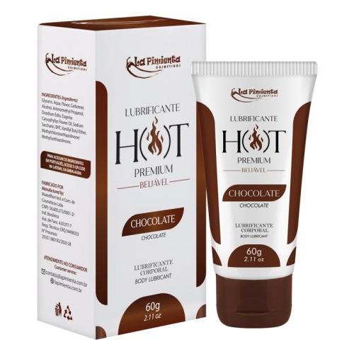 LUBRIFICANTE HOT PREMIUM - CHOCOLATE