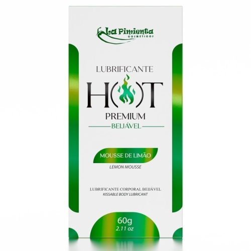 LUBRIFICANTE HOT PREMIUM - MOUSSE DE LIMÃO 