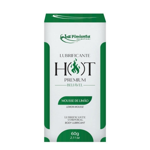 LUBRIFICANTE HOT PREMIUM - MOUSSE DE LIMÃO 