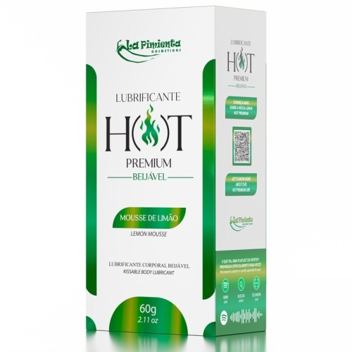 LUBRIFICANTE HOT PREMIUM - MOUSSE DE LIMÃO 