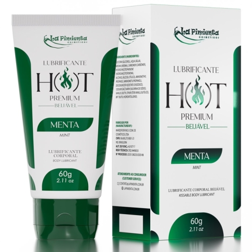 LUBRIFICANTE HOT PREMIUM - MENTA 