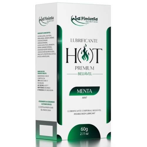 LUBRIFICANTE HOT PREMIUM - MENTA 