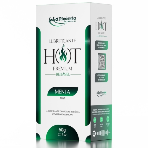 LUBRIFICANTE HOT PREMIUM - MENTA 