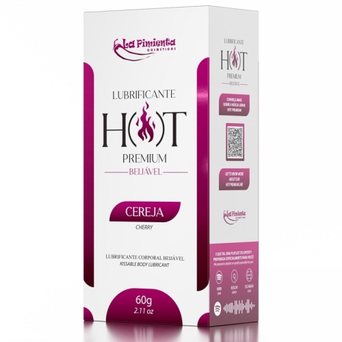 LUBRIFICANTE HOT PREMIUM - CEREJA