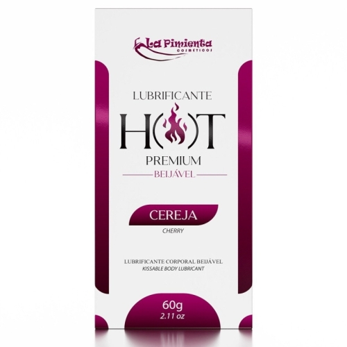 LUBRIFICANTE HOT PREMIUM - CEREJA