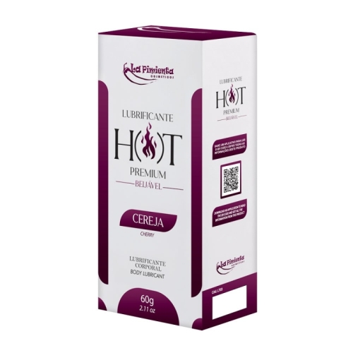 LUBRIFICANTE HOT PREMIUM - CEREJA