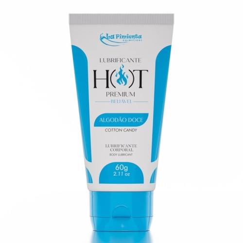 LUBRIFICANTE HOT PREMIUM - ALGODÃO DOCE 