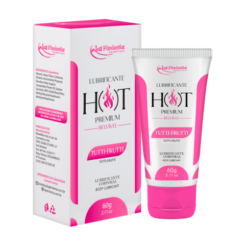 LUBRIFICANTE HOT PREMIUM - TUTTI-FRUTTI