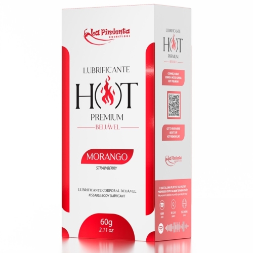LUBRIFICANTE HOT PREMIUM - MORANGO