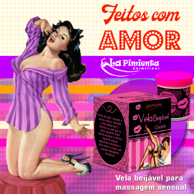 VELA BEIJÁVEL HOT CHICLETE