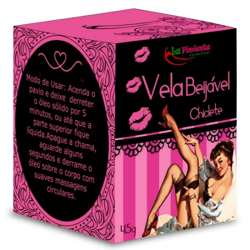 VELA BEIJÁVEL HOT CHICLETE