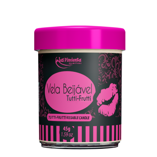 VELA BEIJÁVEL HOT TUTTI-FRUTTI