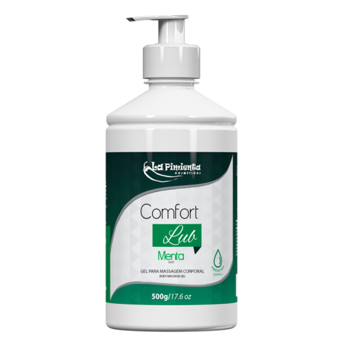  GEL PARA MASSAGEM CORPORAL COMFORT LUB - MENTA 500g