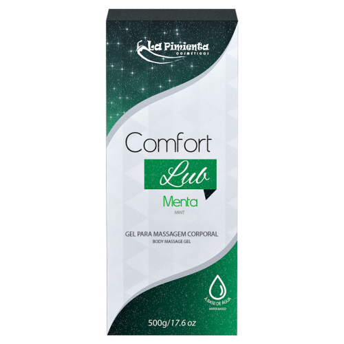  GEL PARA MASSAGEM CORPORAL COMFORT LUB - MENTA 500g