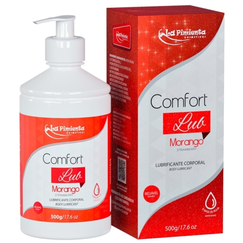 LUBRIFICANTE COMFORT LUB 500G - MORANGO