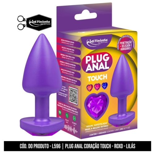 PLUG ANAL ROXO TOUCH - LILÁS